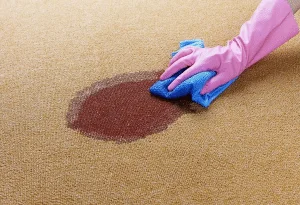 Limpeza e mancha de tapete